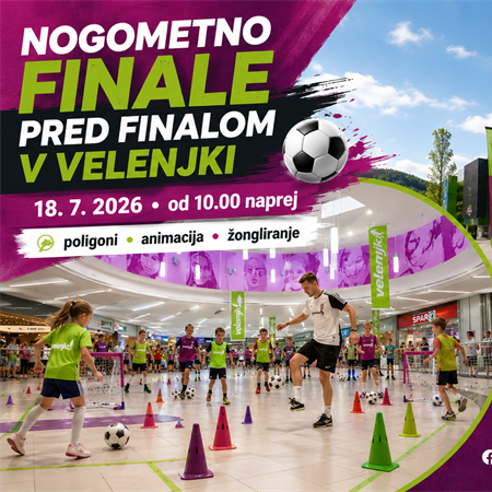 Nogometna vročica prihaja v Velenjko – finale pred finalom za vso družino