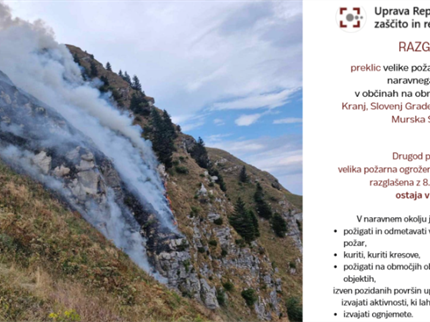 Po dežju preklic velike požarne ogroženosti tudi na Koroškem