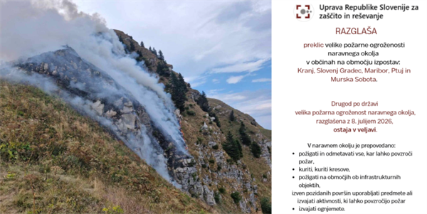 Po dežju preklic velike požarne ogroženosti tudi na Koroškem