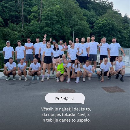 Ko drugi počivajo, Štrekna Runners nabirajo kilometre