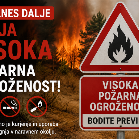 Na Koroškem visoka požarna ogroženost