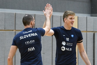 Slovenci nadaljujejo s pripravami na evropsko prvenstvo