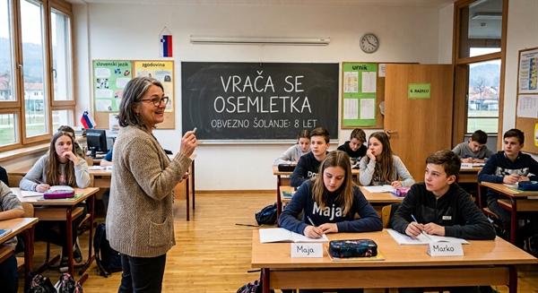 Slovensko šolstvo čaka radikalna reforma: vrača se osemletka