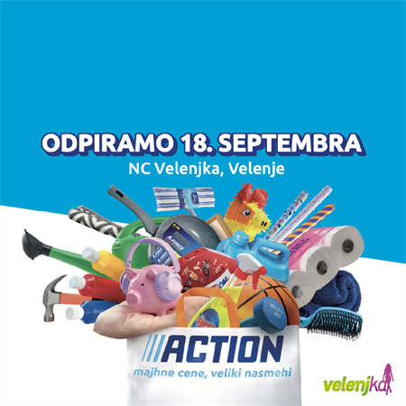 Prvi Action v Sloveniji odpira vrata v Velenjki