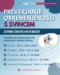 Na Koroškem bodo v prihodnjih dneh preverjali izpostavljenost najmlajših svincu – na odvzem krvi so povabili kar 473 otrok.