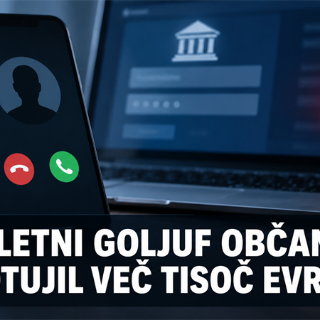 Spletni goljuf občanki odtujil več tisoč evrov