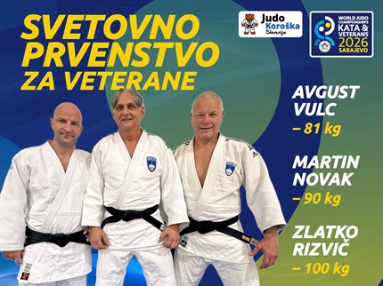 Koroški judo veterani med svetovno elito v Sarajevu