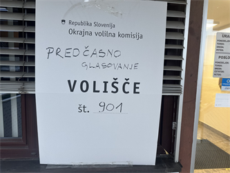 Začelo se je predčasno glasovanje