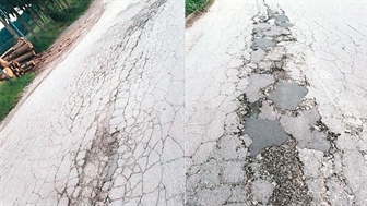 Leta opozoril, cesta pa še vedno propada