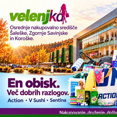 En obisk Velenjke, več dobrih razlogov: Action, V Sushi in Sentina