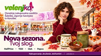 Jesen po tvoje: modne najdbe in ideje za dom v Velenjki