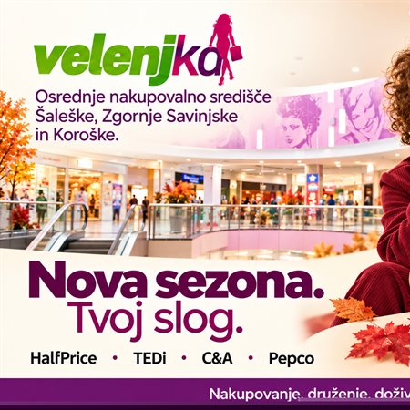 Jesen po tvoje: modne najdbe in ideje za dom v Velenjki
